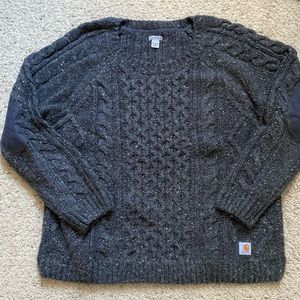 Beautiful Gray Speckled Carhartt Sweater. XL.
